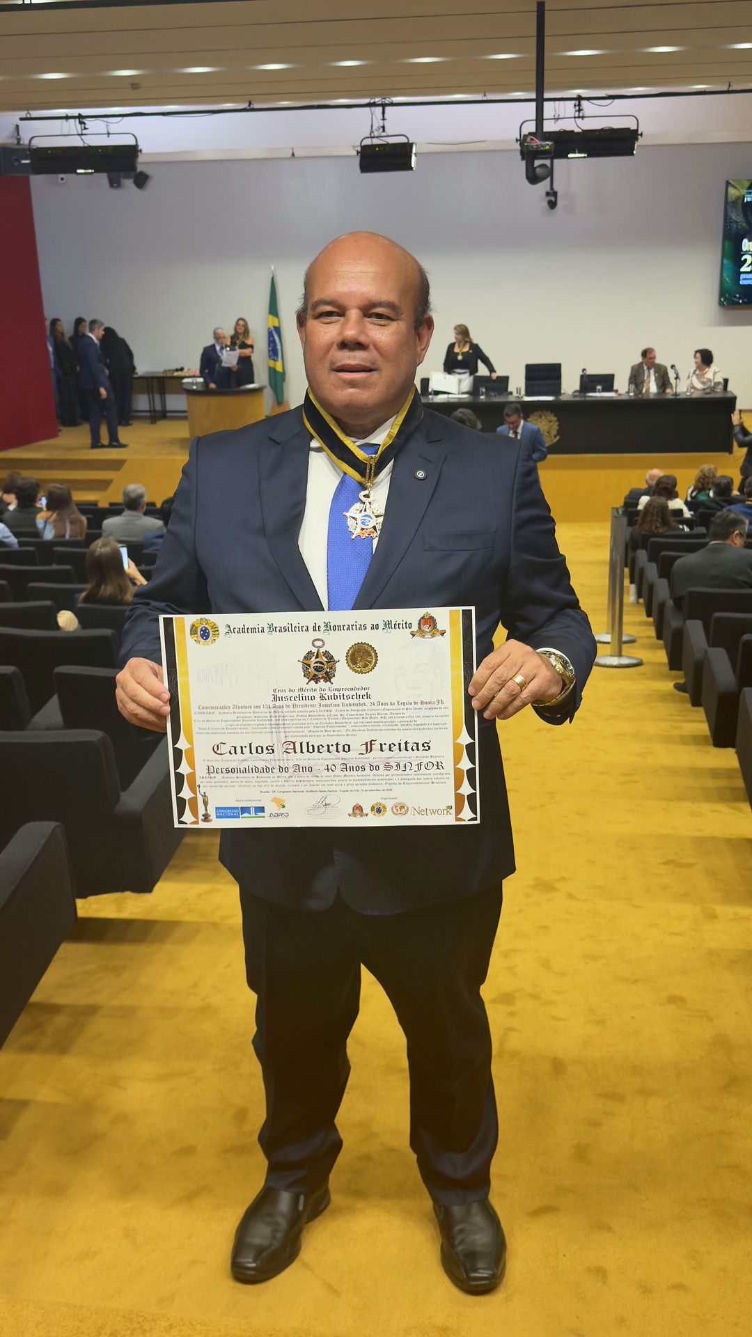 Presidente da Central IT recebe honraria máxima de empreendedorismo em Brasília